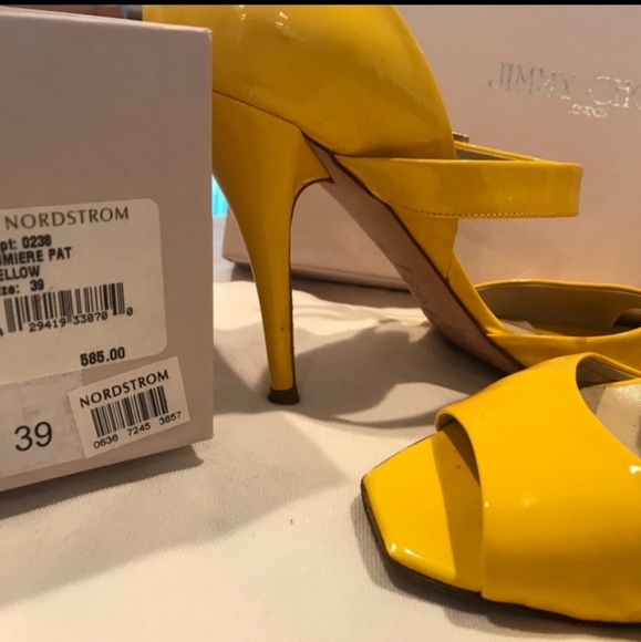 Jimmy Choo Leather Strappy Heels - Picture 2 of 5